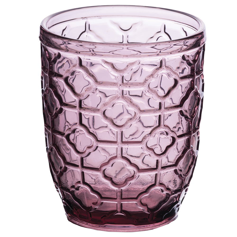 VILLA D'ESTE HOME TIVOLI Geometries Set 6 Pieces Water Glasses 350ml Colored Glass