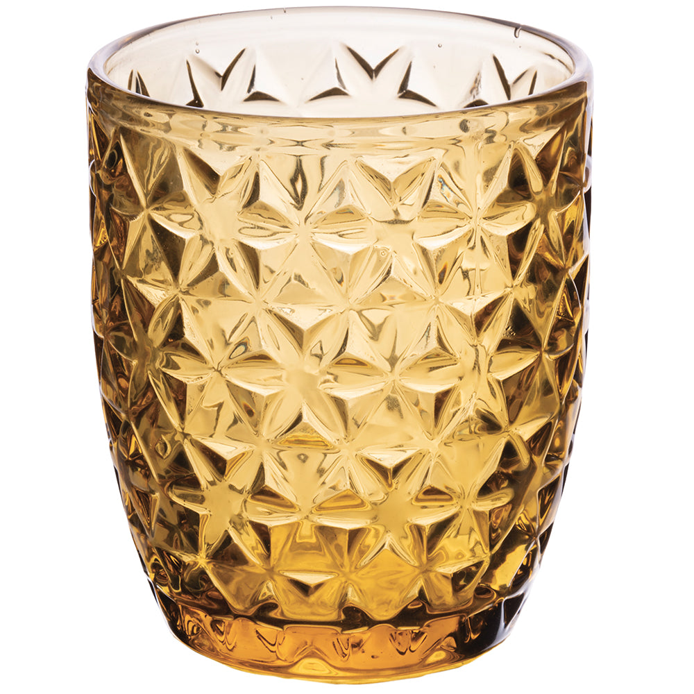 VILLA D'ESTE HOME TIVOLI Geometries Set 6 Pieces Water Glasses 350ml Colored Glass