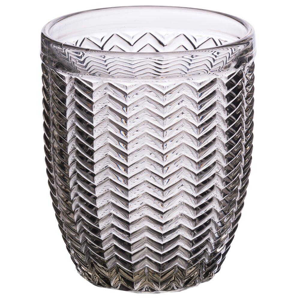 VILLA D'ESTE HOME TIVOLI Geometries Set 6 Pieces Water Glasses 350ml Colored Glass