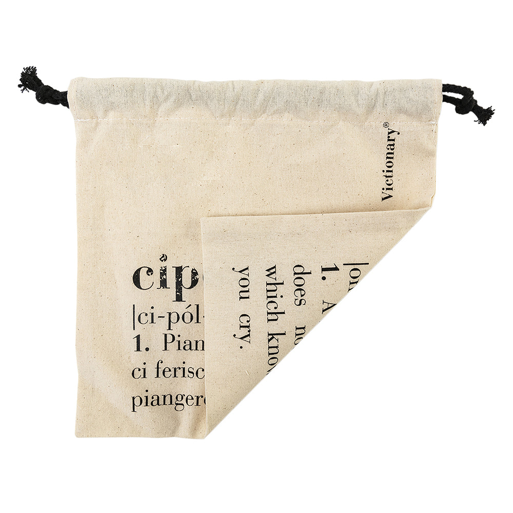 VILLA D'ESTE HOME TIVOLI Sacchetto Onion Cipolla 25x25cm in Cotone