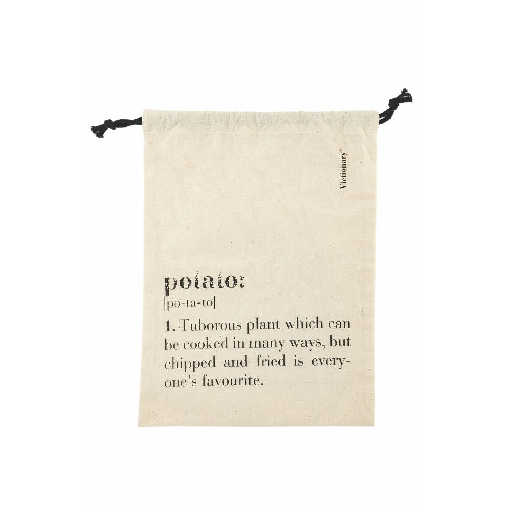 VILLA D'ESTE HOME TIVOLI Sacchetto Potato Patata 40x30cm in Cotone