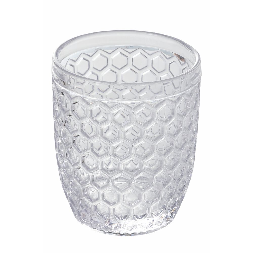 VILLA D'ESTE HOME TIVOLI Geometrie Set 6 Pezzi Bicchieri Acqua 350ml Vetro Trasparente
