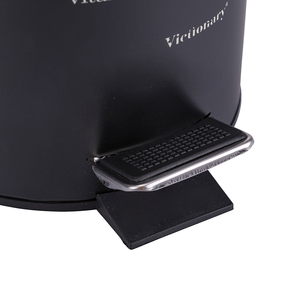 VILLA D'ESTE HOME TIVOLI Victionary Toilette Pattumiera 3L Plastica Nero
