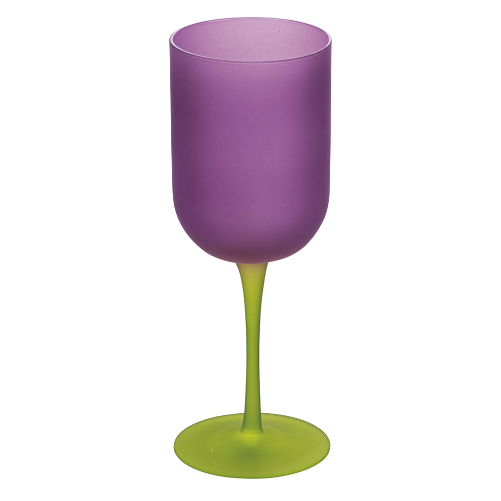 VILLA D'ESTE HOME TIVOLI Color Shock Set 6 Pezzi Calici Bicchieri 450ml Vetro Trasparente