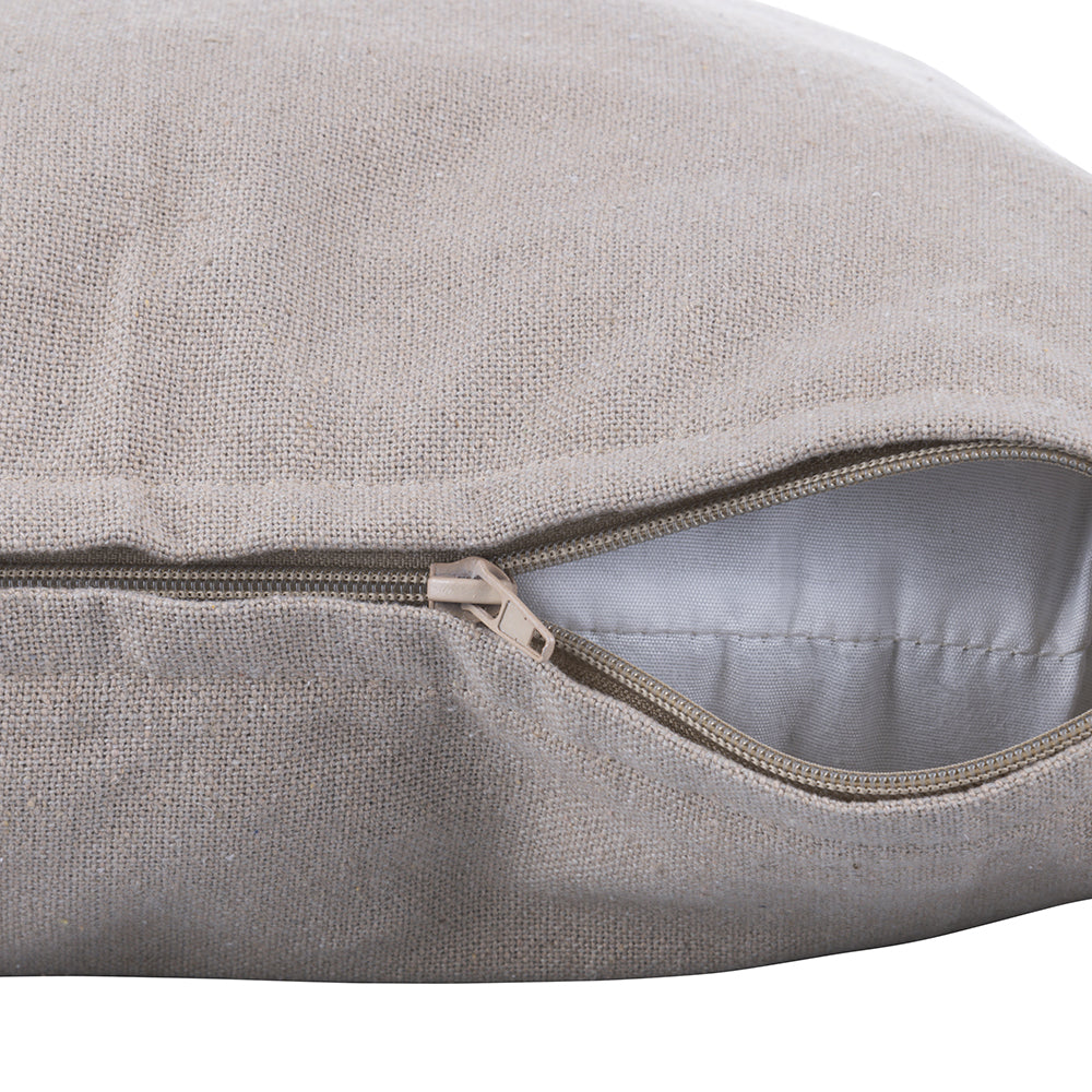 VILLA D'ESTE HOME TIVOLI Cushion with Nude Tassels 45x45cm 100% Cotton