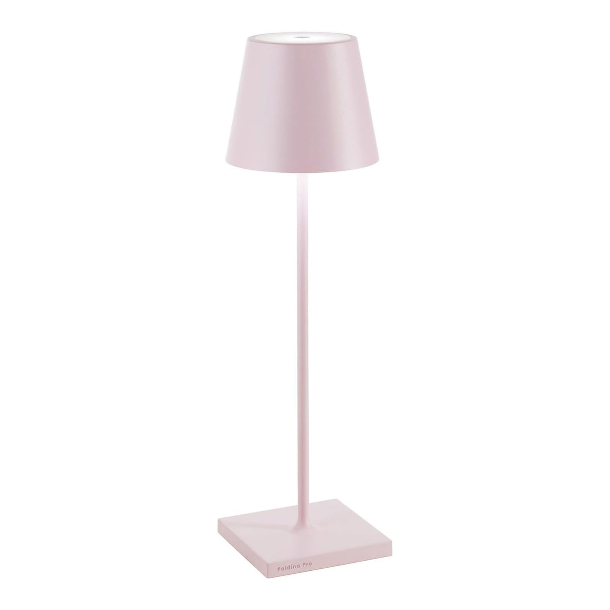 Lampada da tavolo Poldina Pro Zafferano in alluminio LED 38 cm
