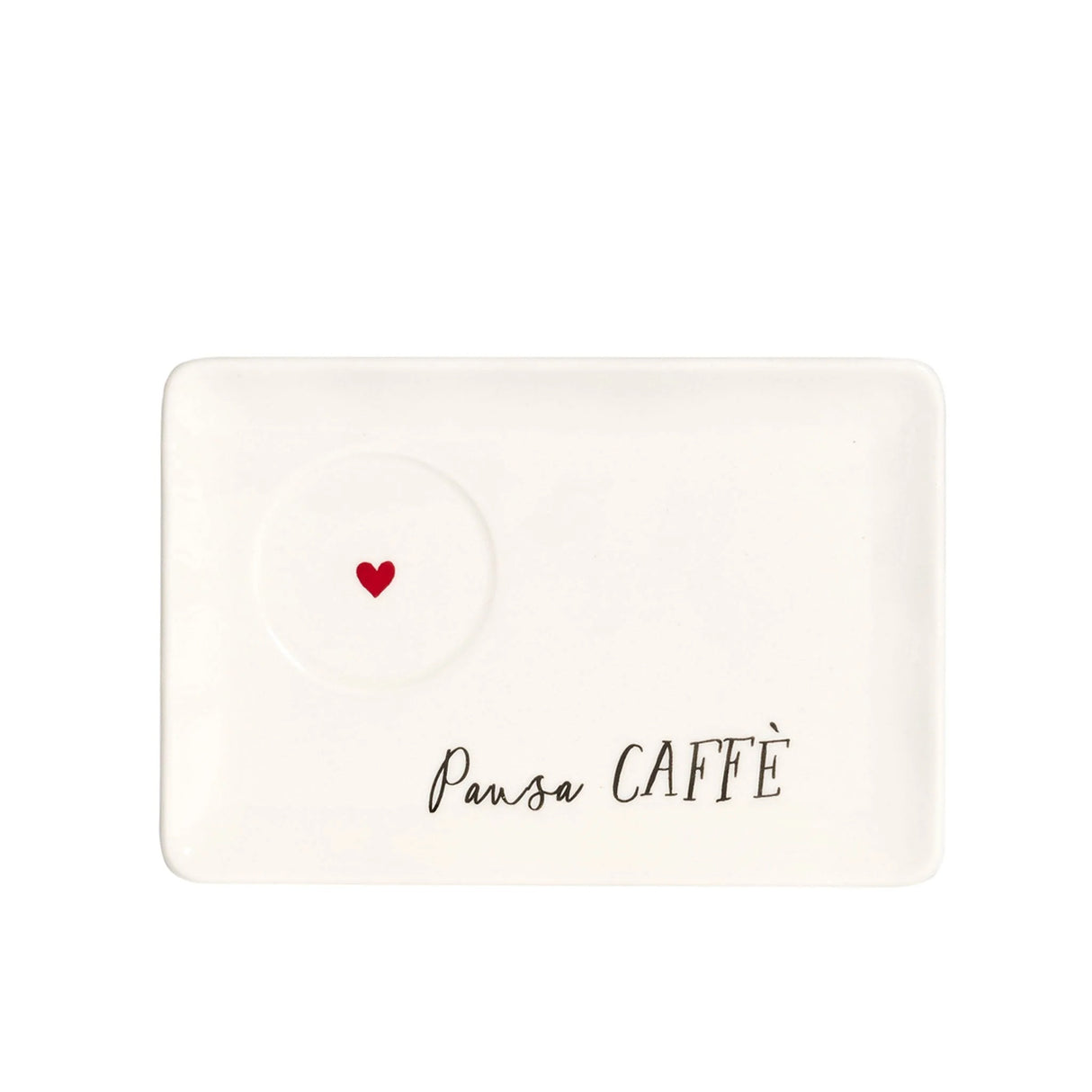 SIMPLE DAY Set 2 Tazze Espresso 100ml con Piattino Pausa Caffè Gres