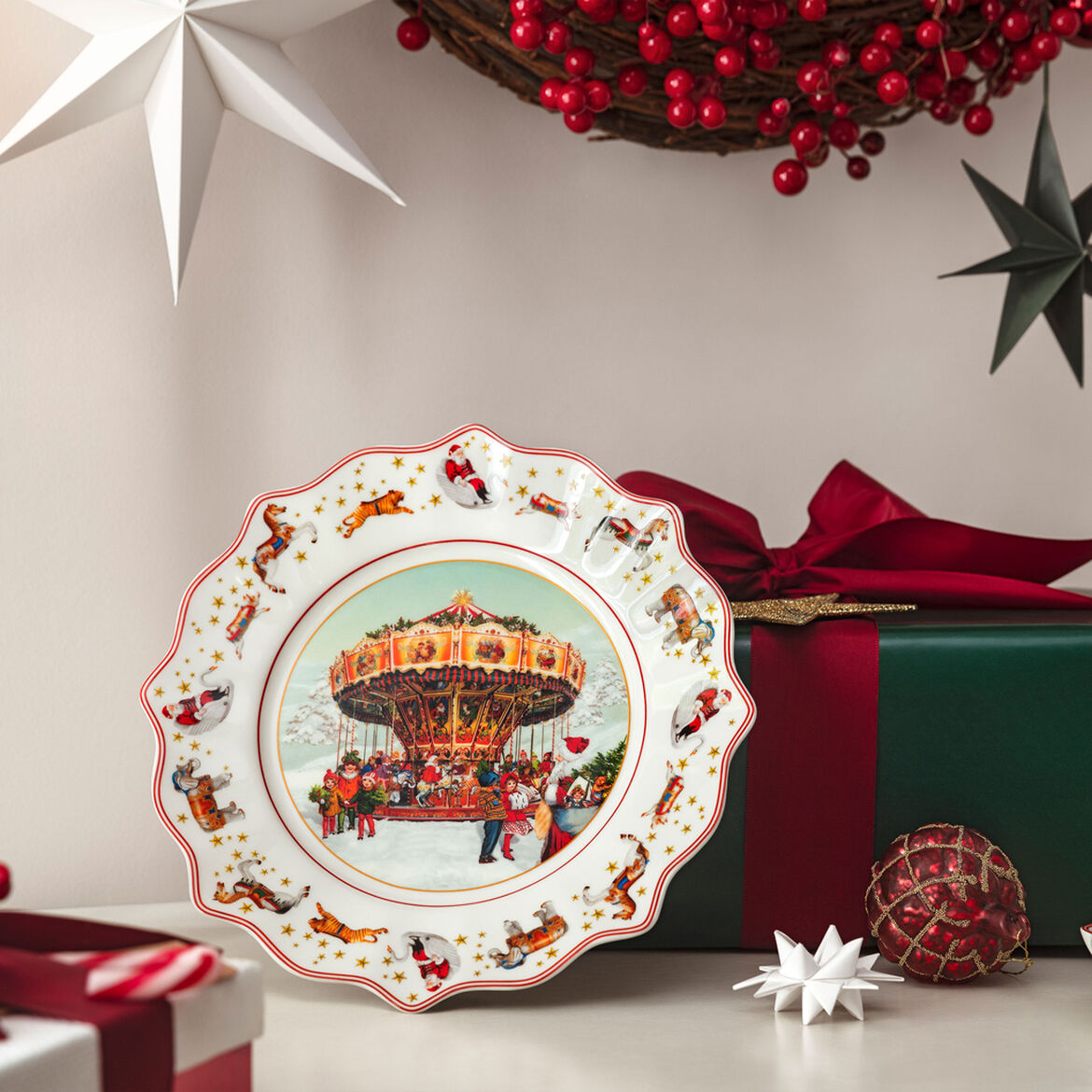 VILLEROY & BOCH Annual Christmas Edition 2024 Piatto 23,5cm Edizione Annuale Porcellana Tavola di Natale