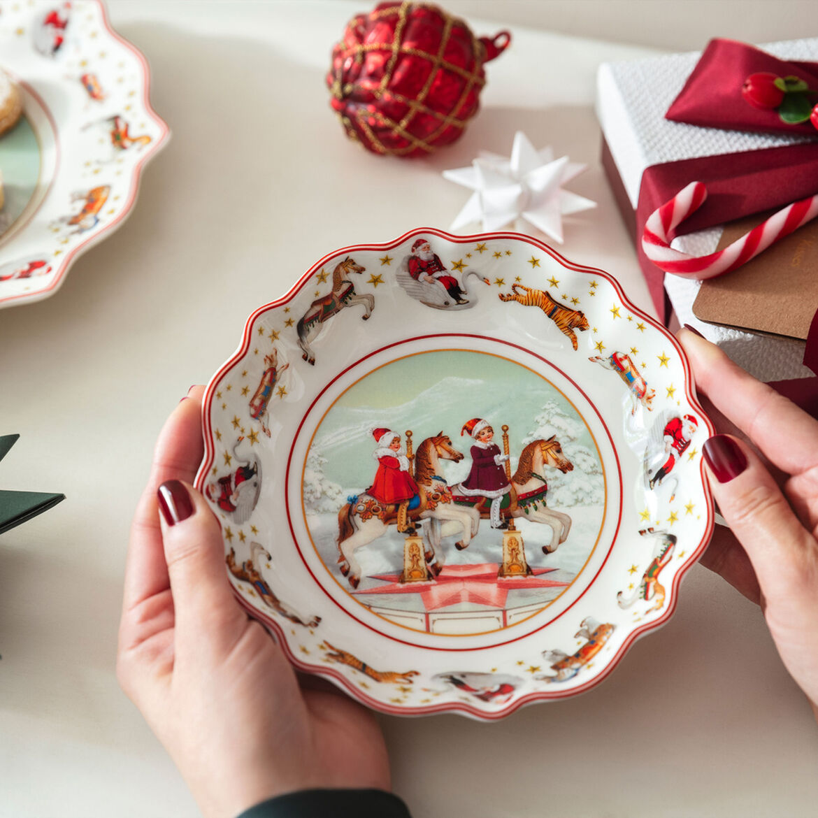 VILLEROY & BOCH Annual Christmas Edition 2024 Ciotola Coppa 16,5cm Porcellana Tavola di Natale