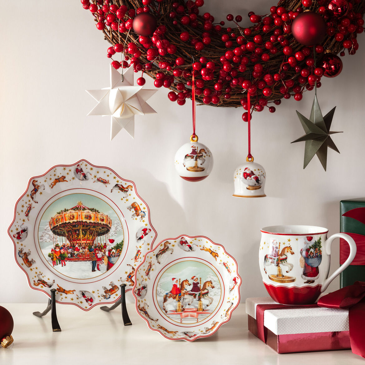 VILLEROY & BOCH Annual Christmas Edition 2024 Campana Campanella 6cm Edizione Annuale Porcellana