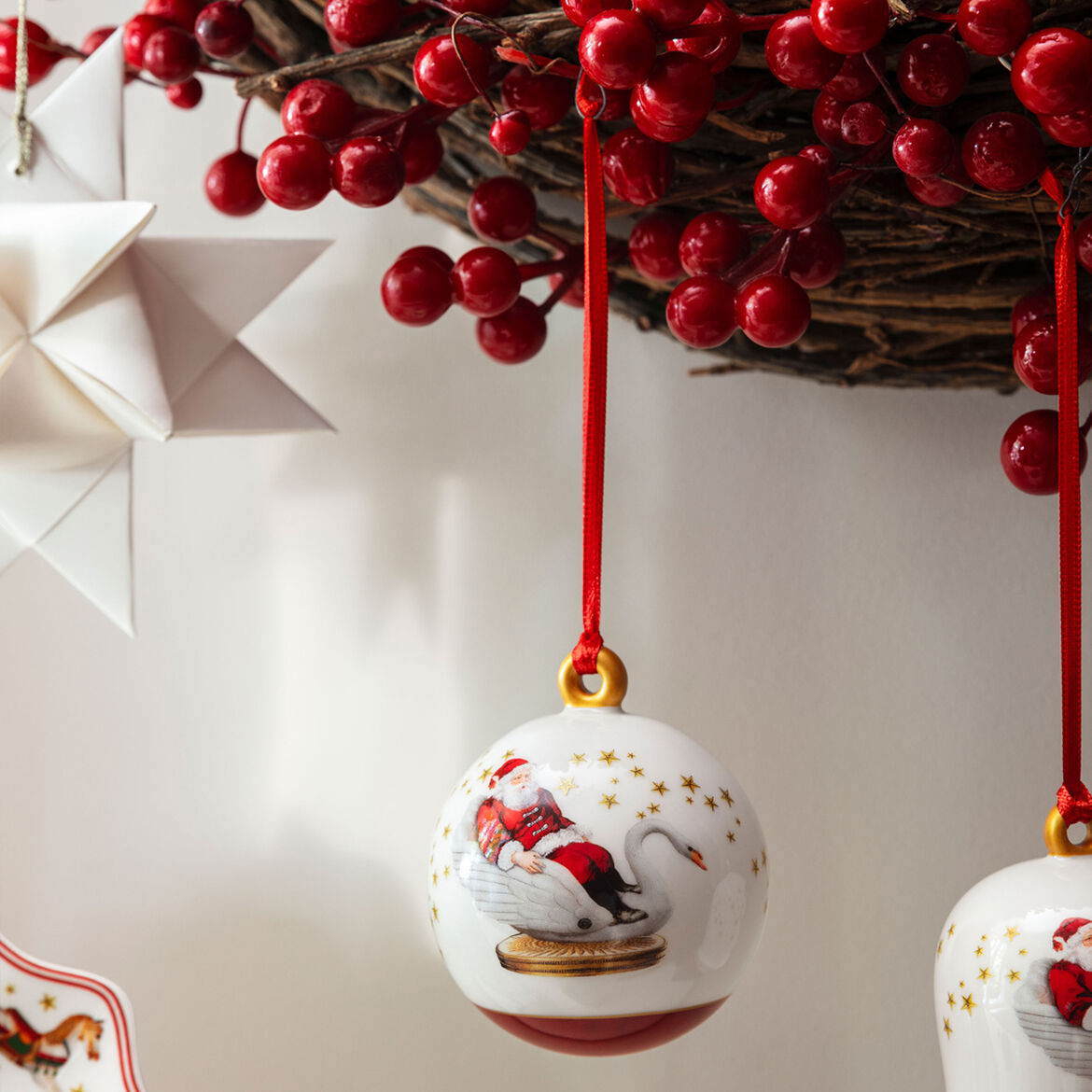 VILLEROY & BOCH Annual Christmas Edition 2024 Sfera Pallina 6,5cm Edizione Annuale Porcellana