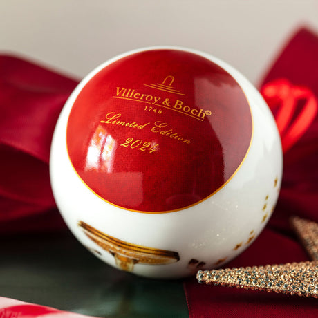 VILLEROY & BOCH Annual Christmas Edition 2024 Sfera Pallina 6,5cm Edizione Annuale Porcellana