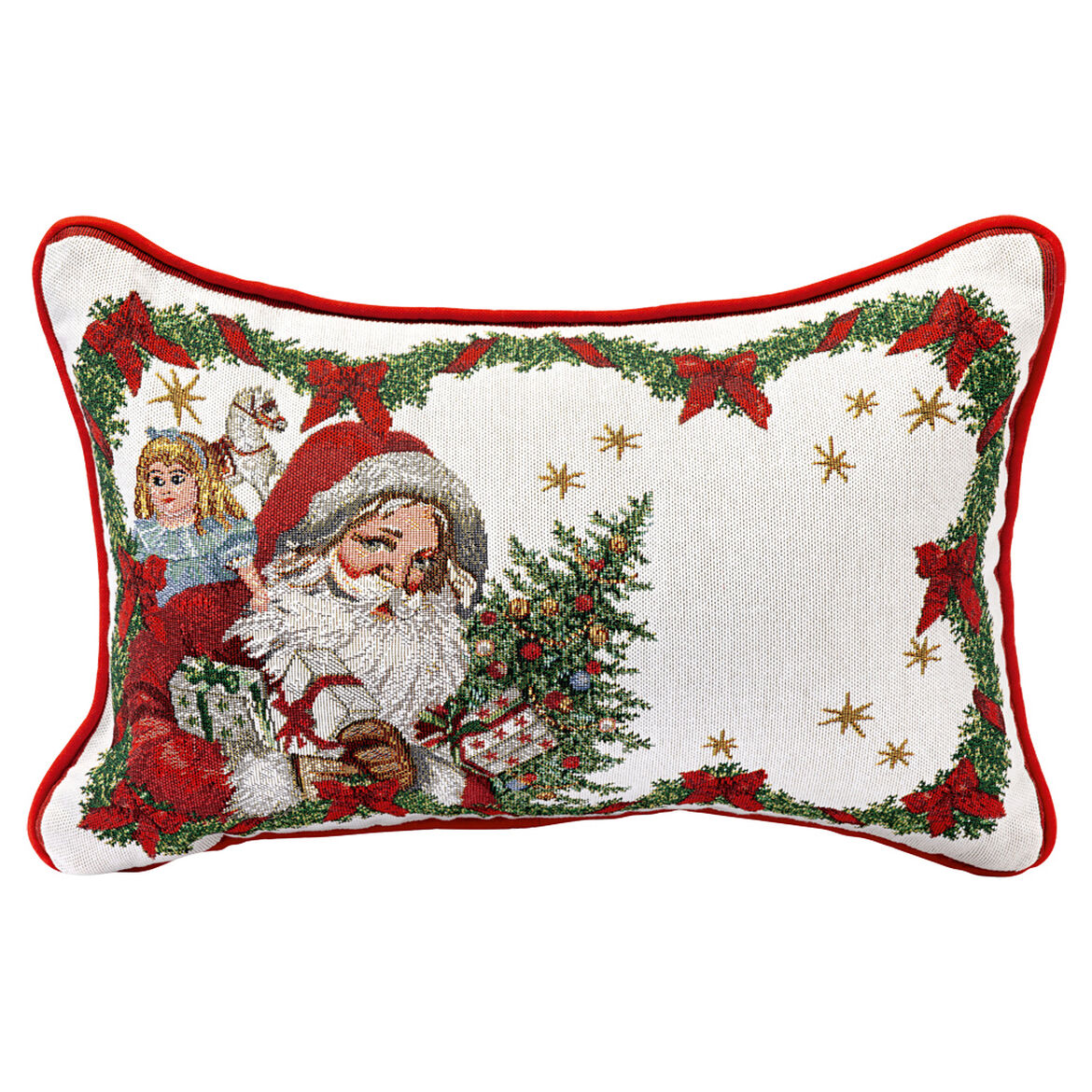 VILLEROY & BOCH Toy's Fantasy Cuscino Reversibile Gobelin 32x48cm Decorazione Natalizia