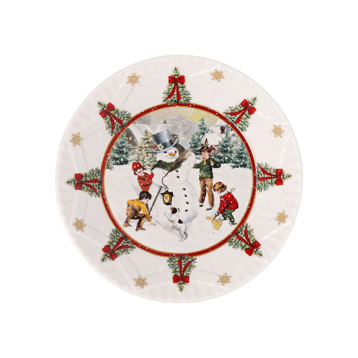 VILLEROY & BOCH Toy's Fantasy Ciotola Coppa Pupazzo di Neve 25cm Porcellana Tavola di Natale