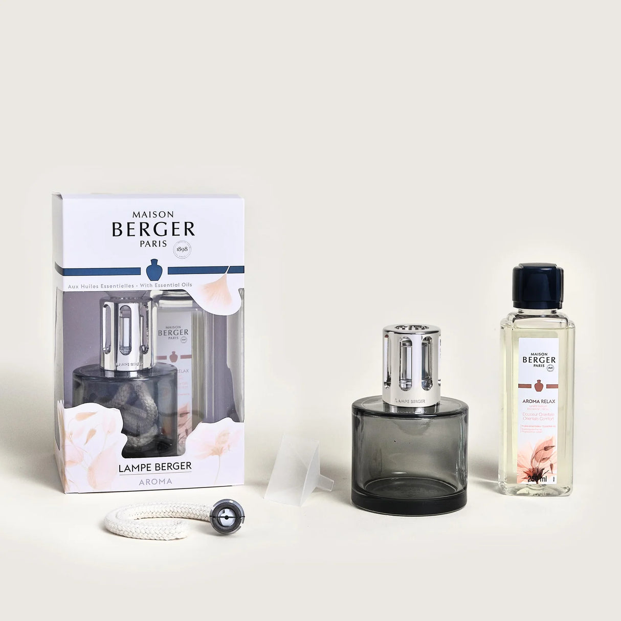 LAMPE BERGER Lampada Catalitica Cofanetto Aroma Relax con Flacone 250ml Douceur Oriental