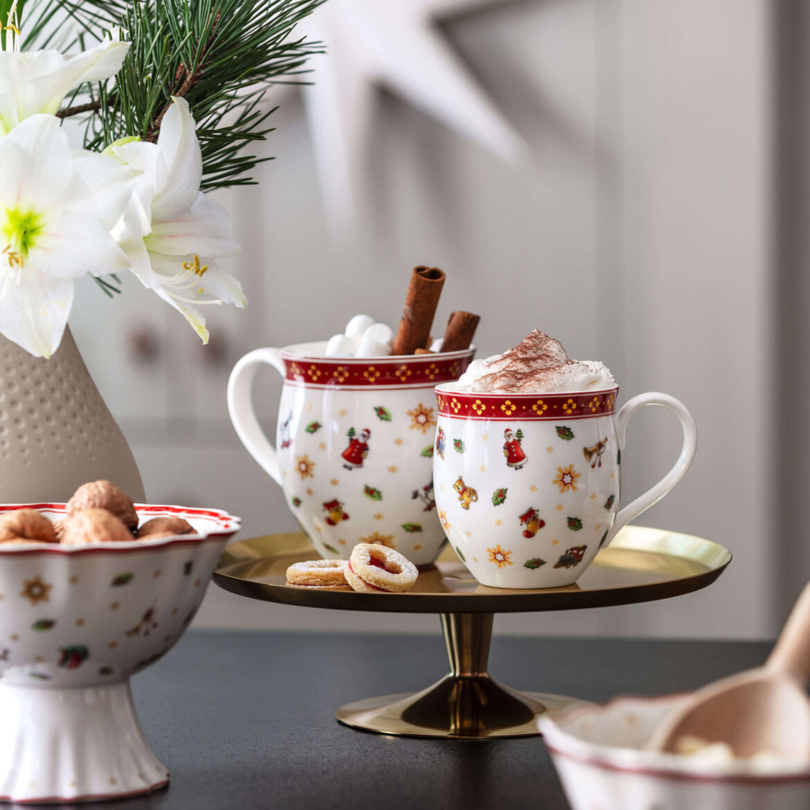 VILLEROY & BOCH Toy's Delight Tazza MUG con Manico Piccola 230ml Porcellana Tavola Natalizia