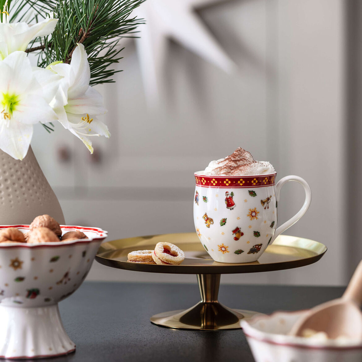 VILLEROY & BOCH Toy's Delight Tazza MUG con Manico Piccola 230ml Porcellana Tavola Natalizia