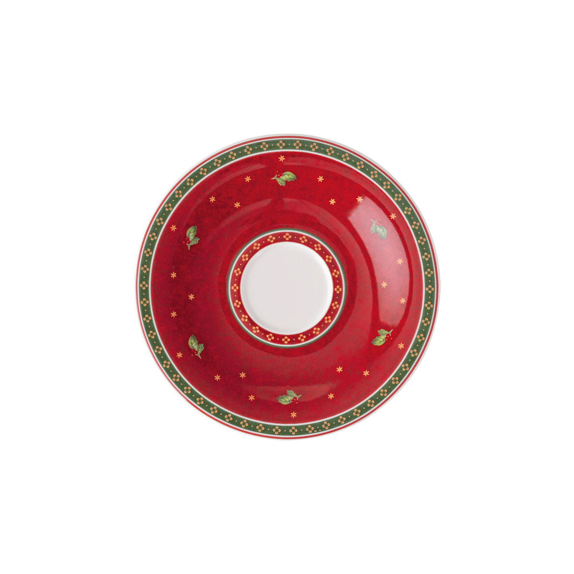 VILLEROY & BOCH Toy's Delight Specials Tazza Caffè Tè 170ml con Piattino Rosso 16cm Tavola di Natale