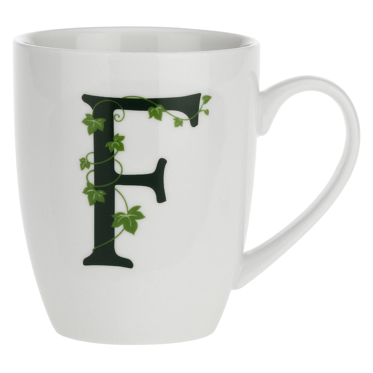 LA PORCELAINA BIANCA - Atupertu Mug Letter "F" 380ml
