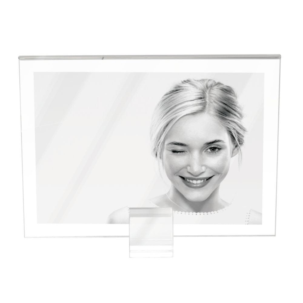 MASCAGNI CASA Portafoto Cornice Base Autoportante 13x18cm Acrilico A1389
