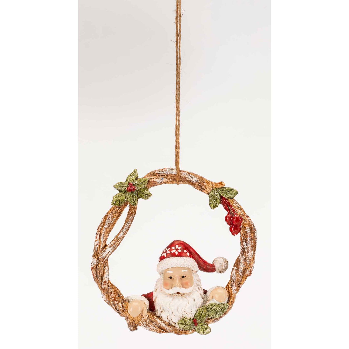 LAMART Appendino Addobbo Babbo Natale Decorazione 13cm Resina