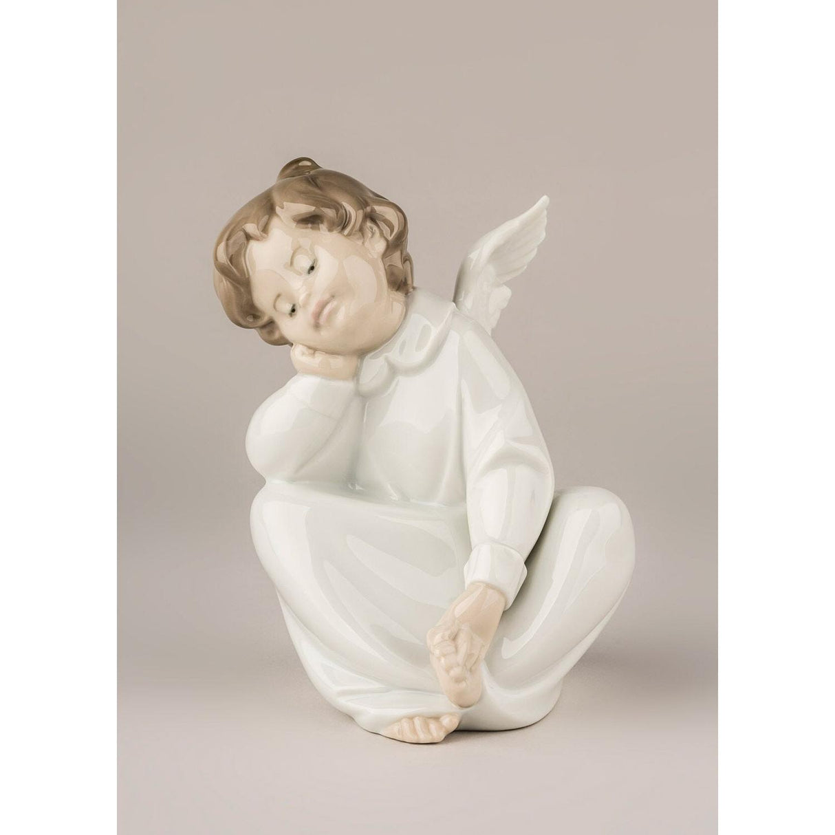 LLADRO' Figurina Angioletto 15x12cm Porcellana