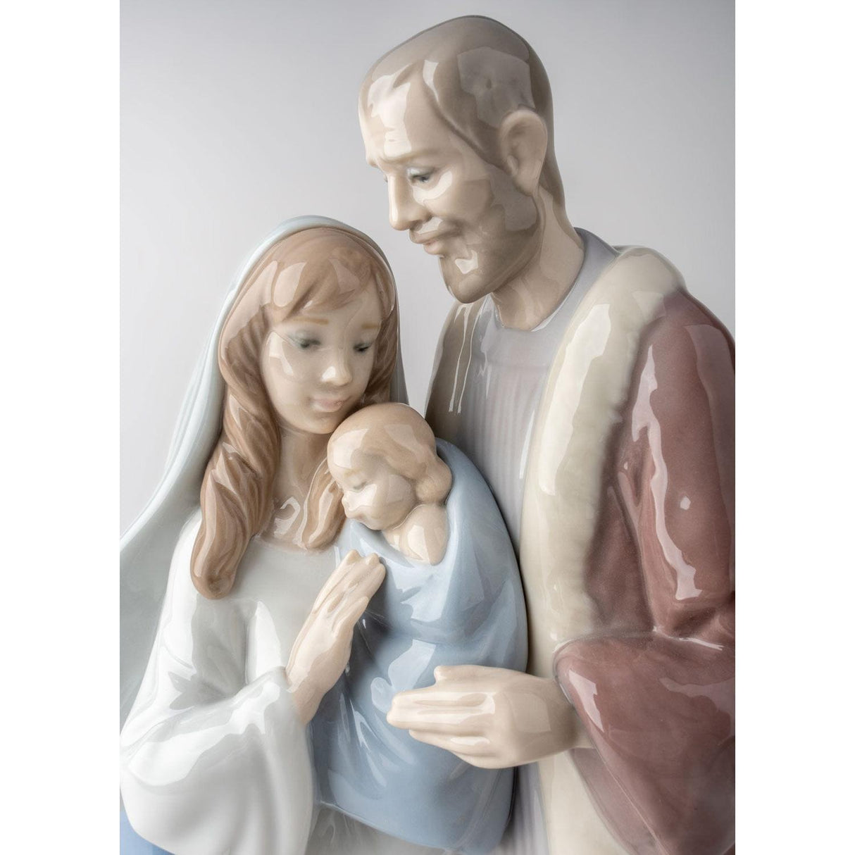 Lladró Figurina Sacra Famiglia 33x15cm Porcellana