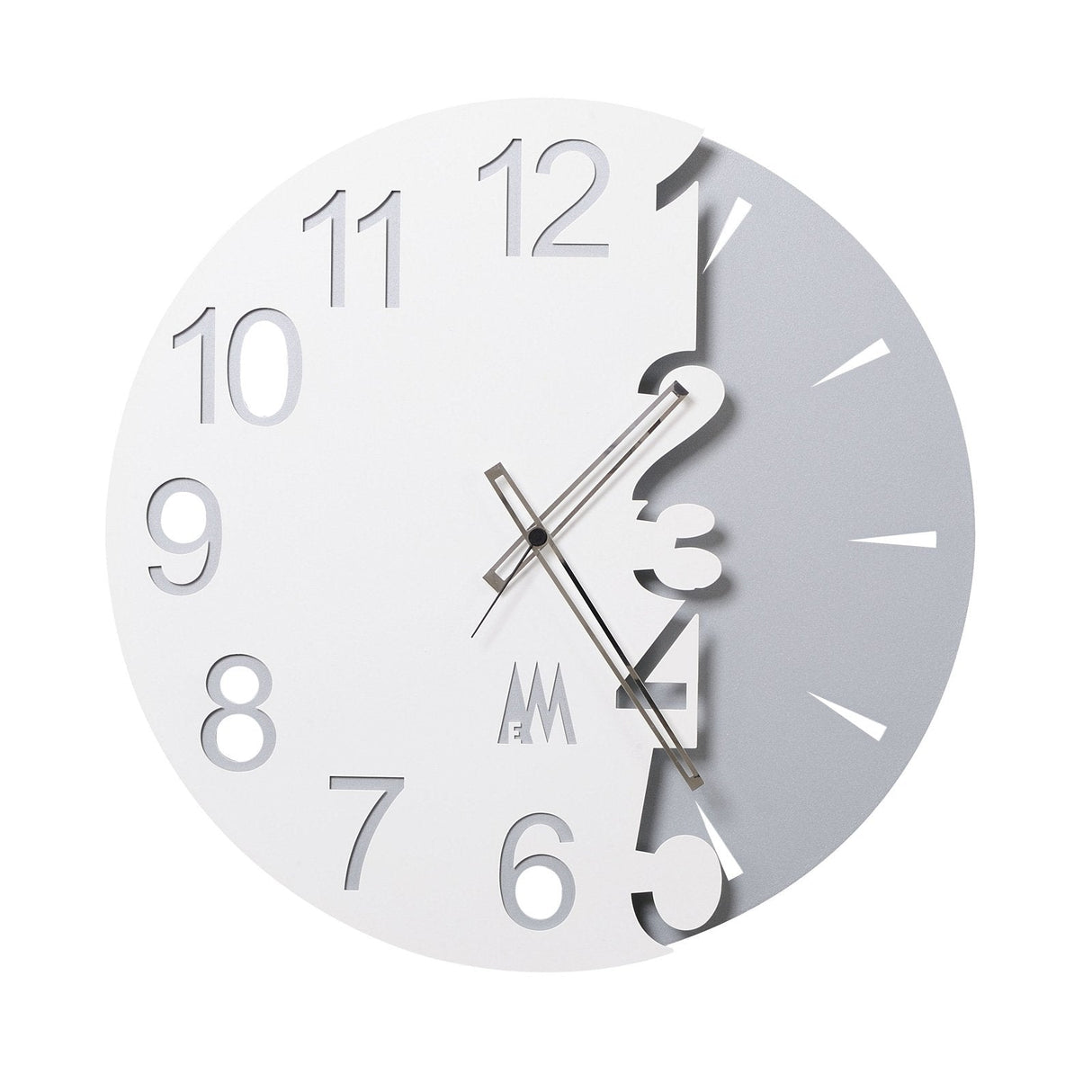 ARTI & MESTIERI Orologio da Parete Moderno Full Moon Bianco