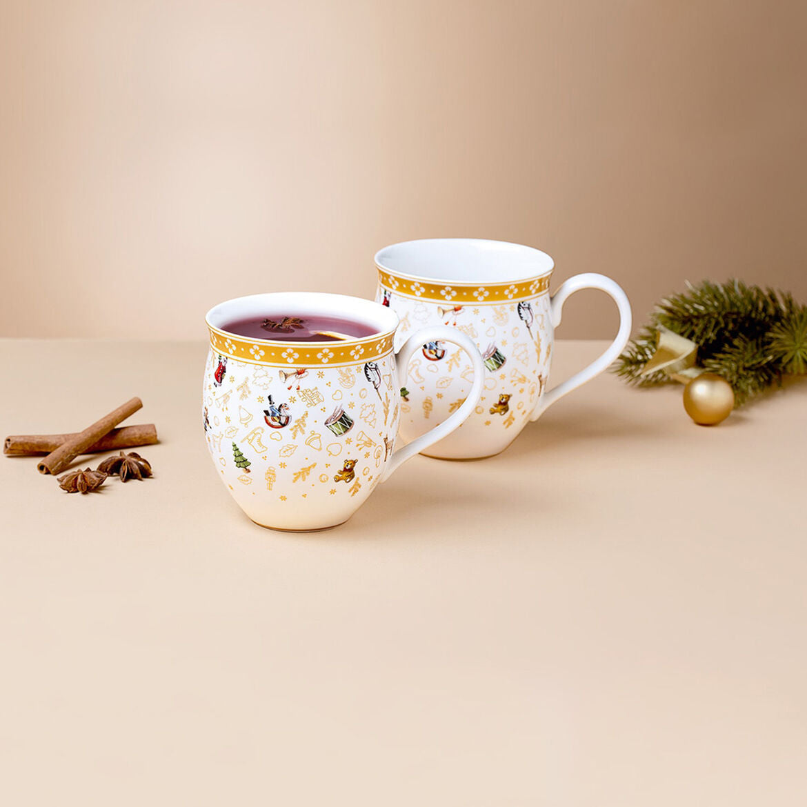 VILLEROY & BOCH Toy's Delight Set 2 Mug Tazza Anniversario 440ml Natale