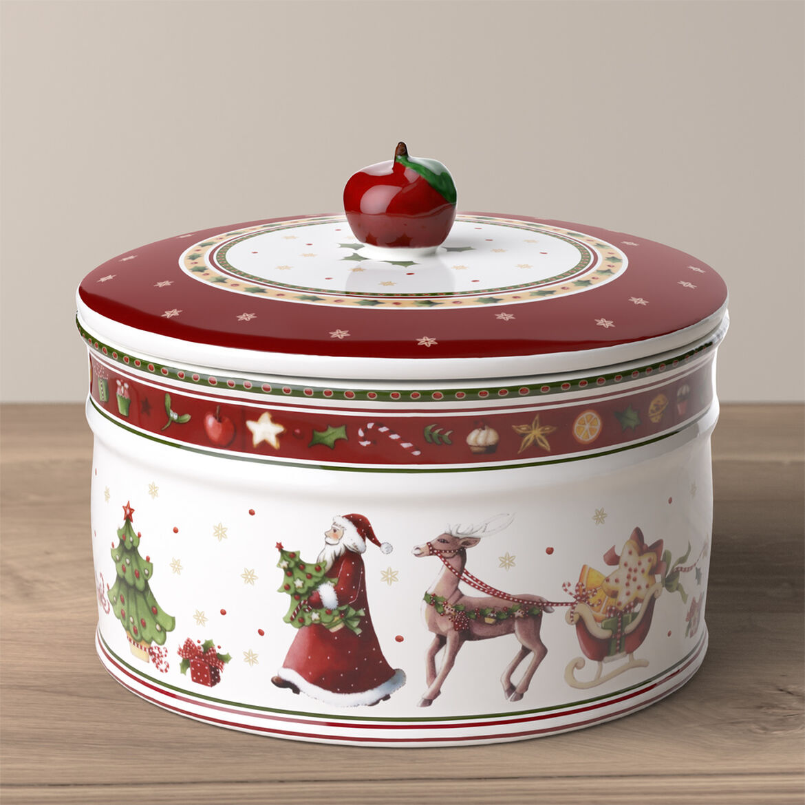 VILLEROY & BOCH Winter Bakery Delight Scatola Contenitore Biscotti 19cm Natale
