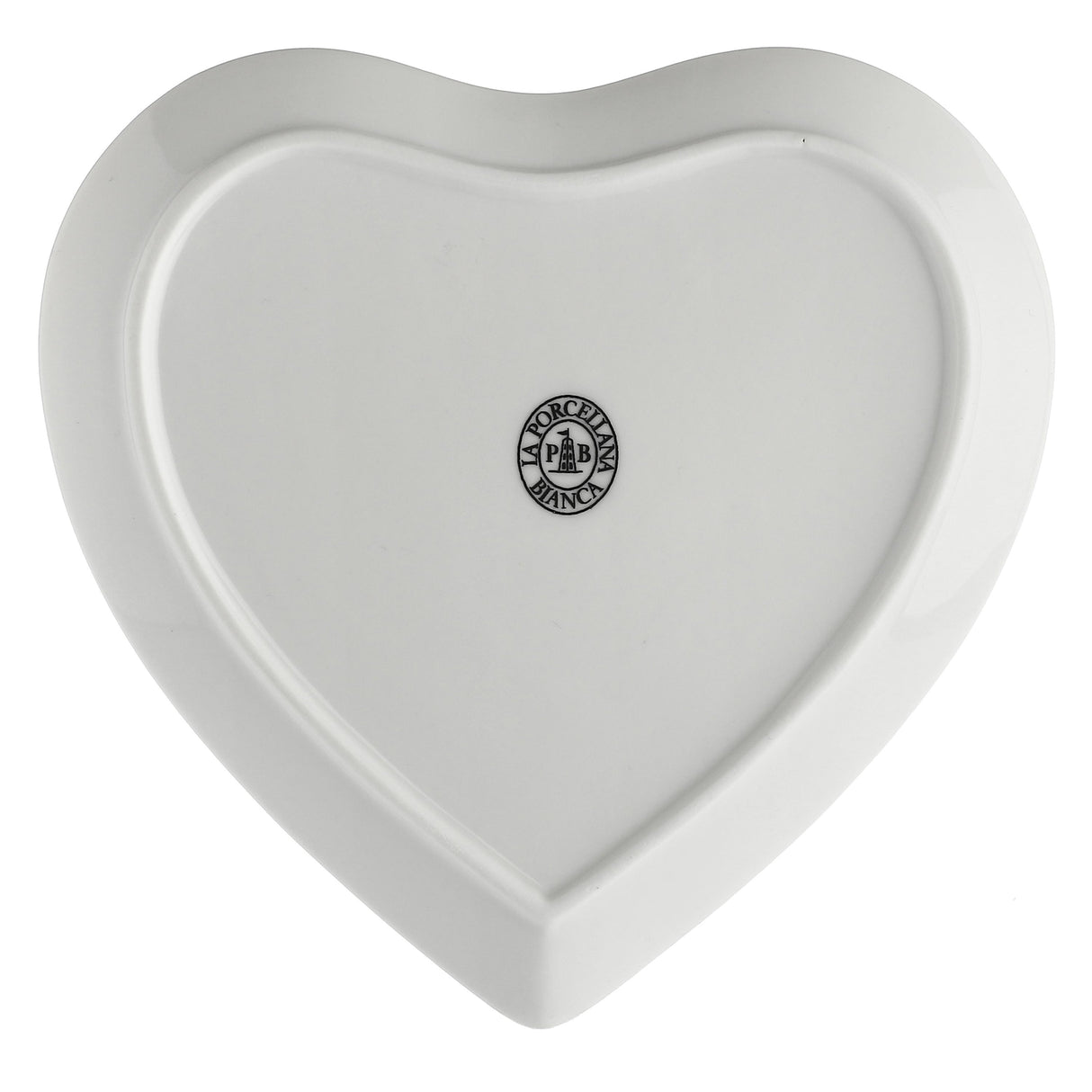 LA PORCELLANA BIANCA Cupido Set of 2 Sweet Heart Plates 17cm Porcelain