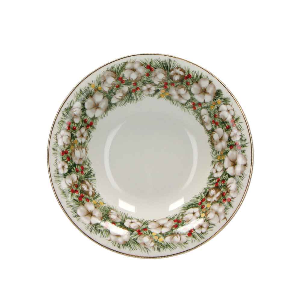 BRANDANI Batuffoli Servizio Tavola Piatti 18 Pezzi Natale Tavola Natalizia