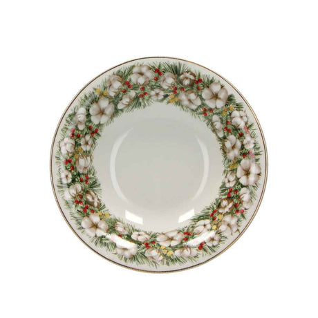 BRANDANI Batuffoli Servizio Tavola Piatti 18 Pezzi Natale Tavola Natalizia