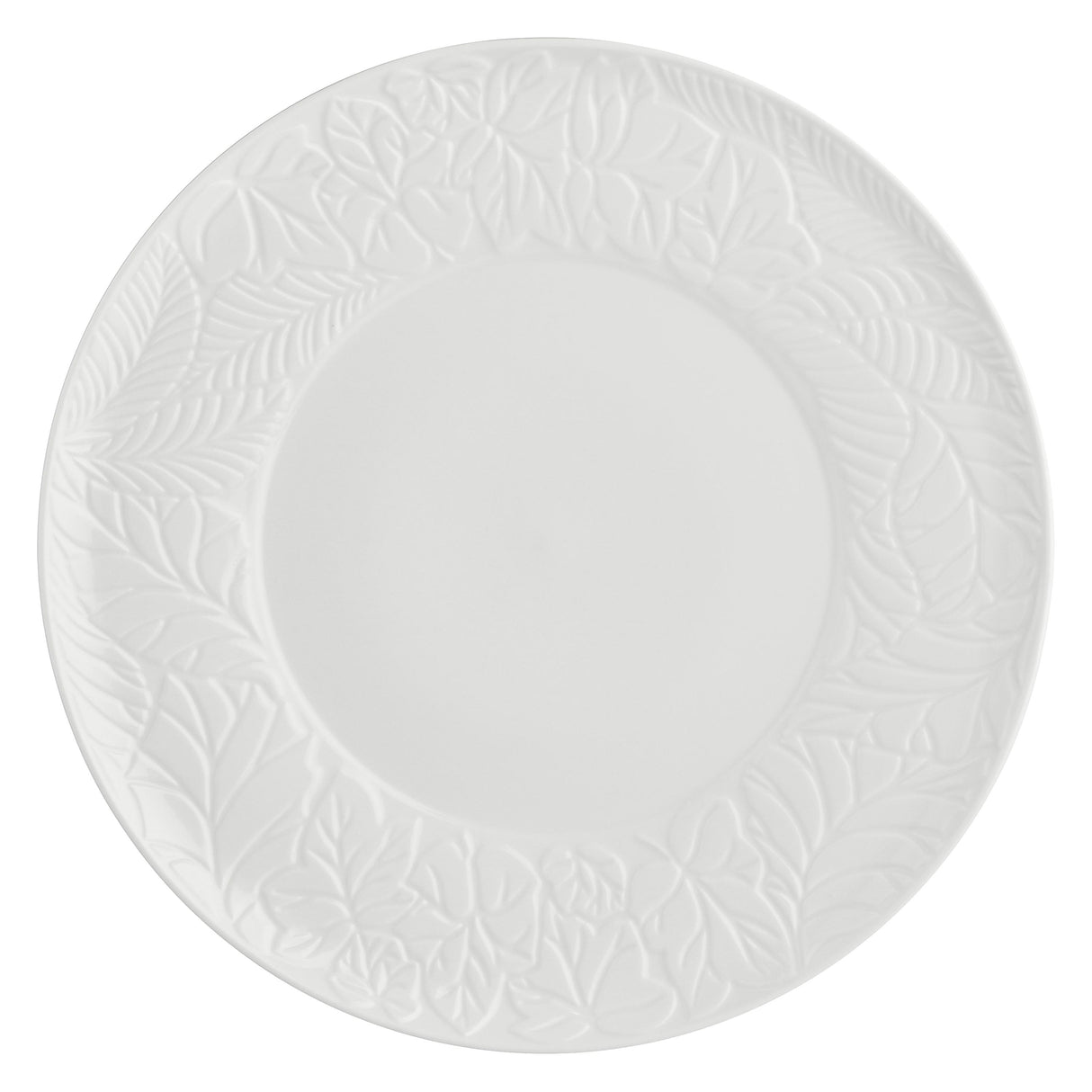 LA PORCELLANA BIANCA Bosco Set 6 Pezzi Piatto Piano 27cm Bianco