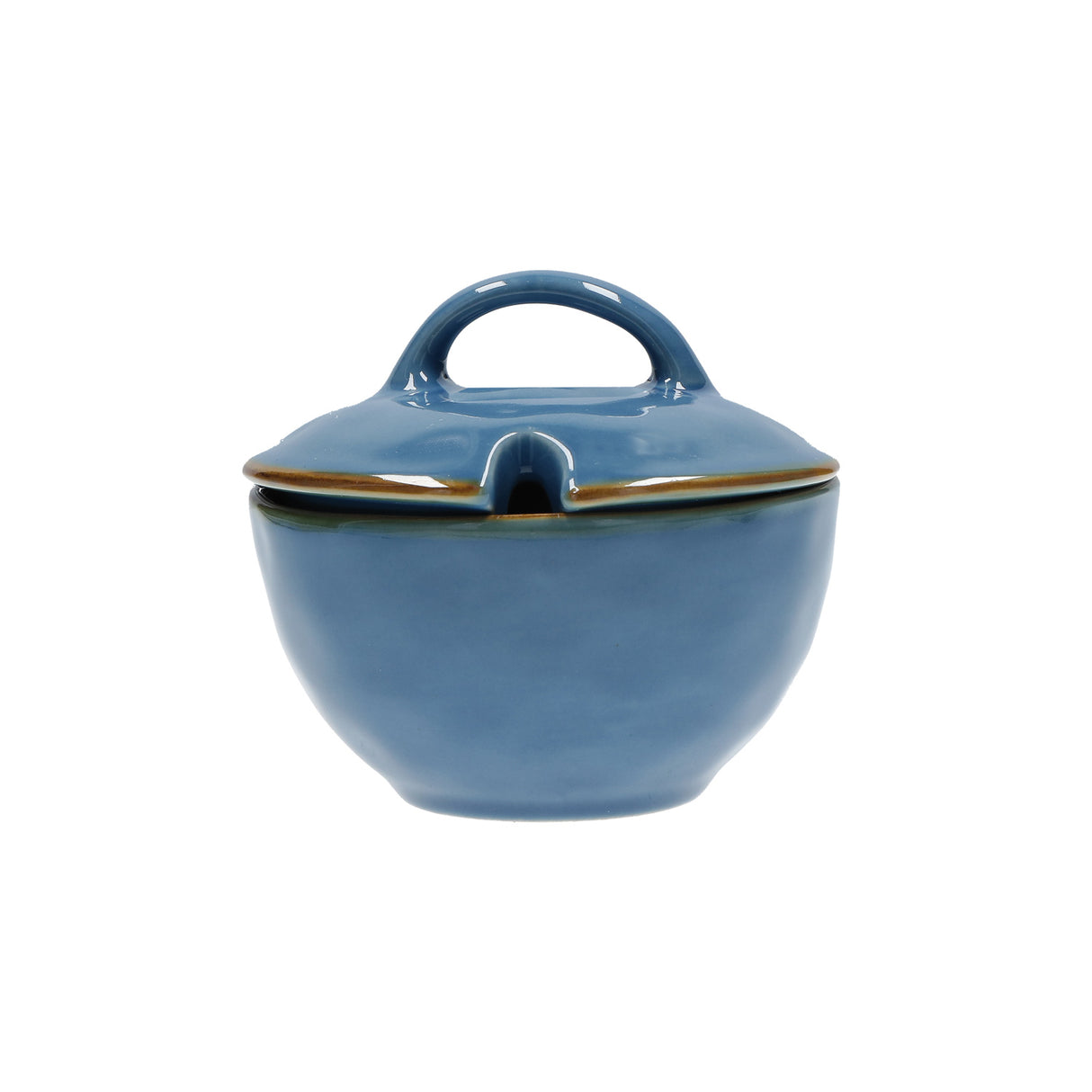 ROSE & TULIPANI Concerto Zuccheriera Blu Avio Stoneware R134100013