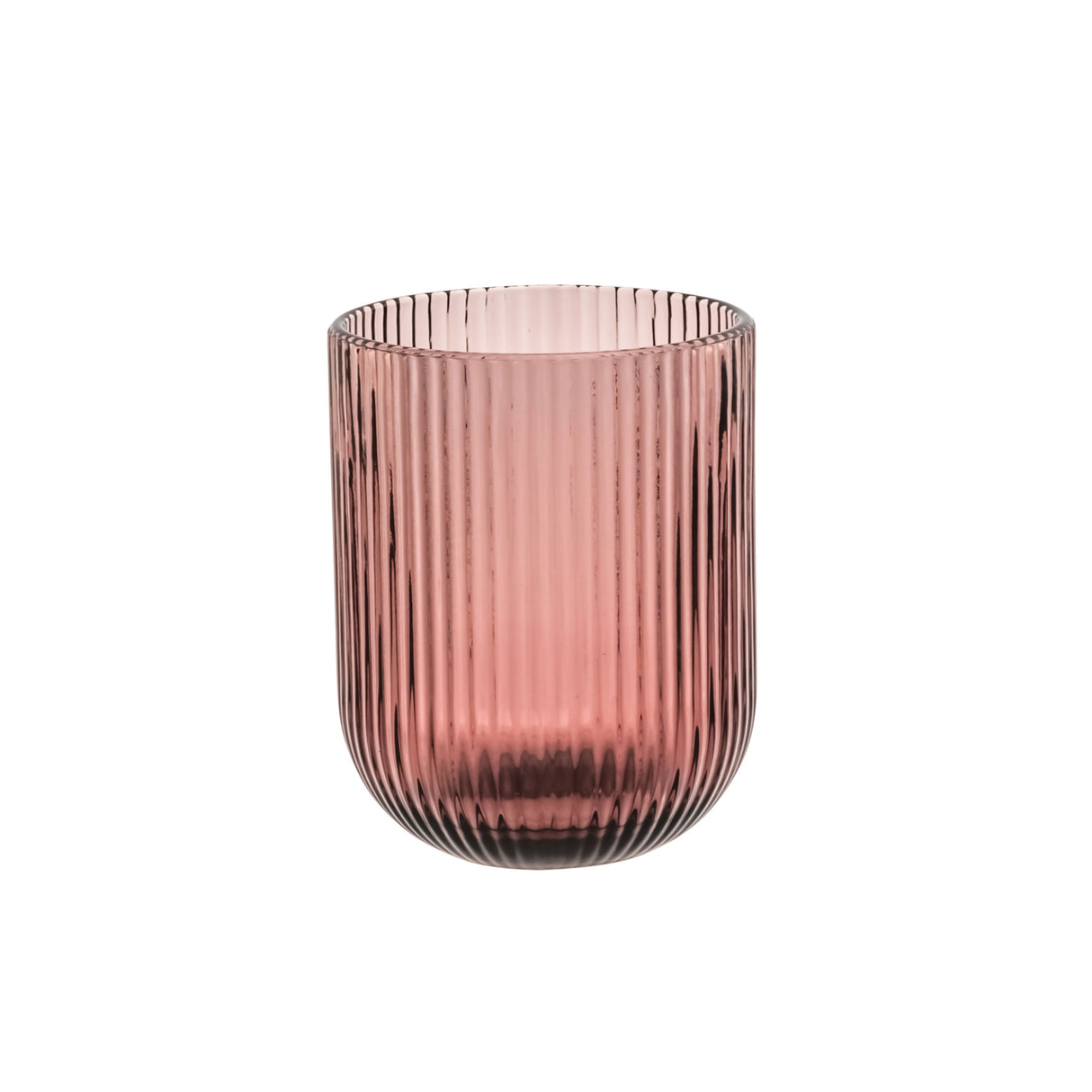 ROSE & TULIPANI Twisty Bicchiere Acqua Set 6 Pezzi 260ml Rosa Vetro