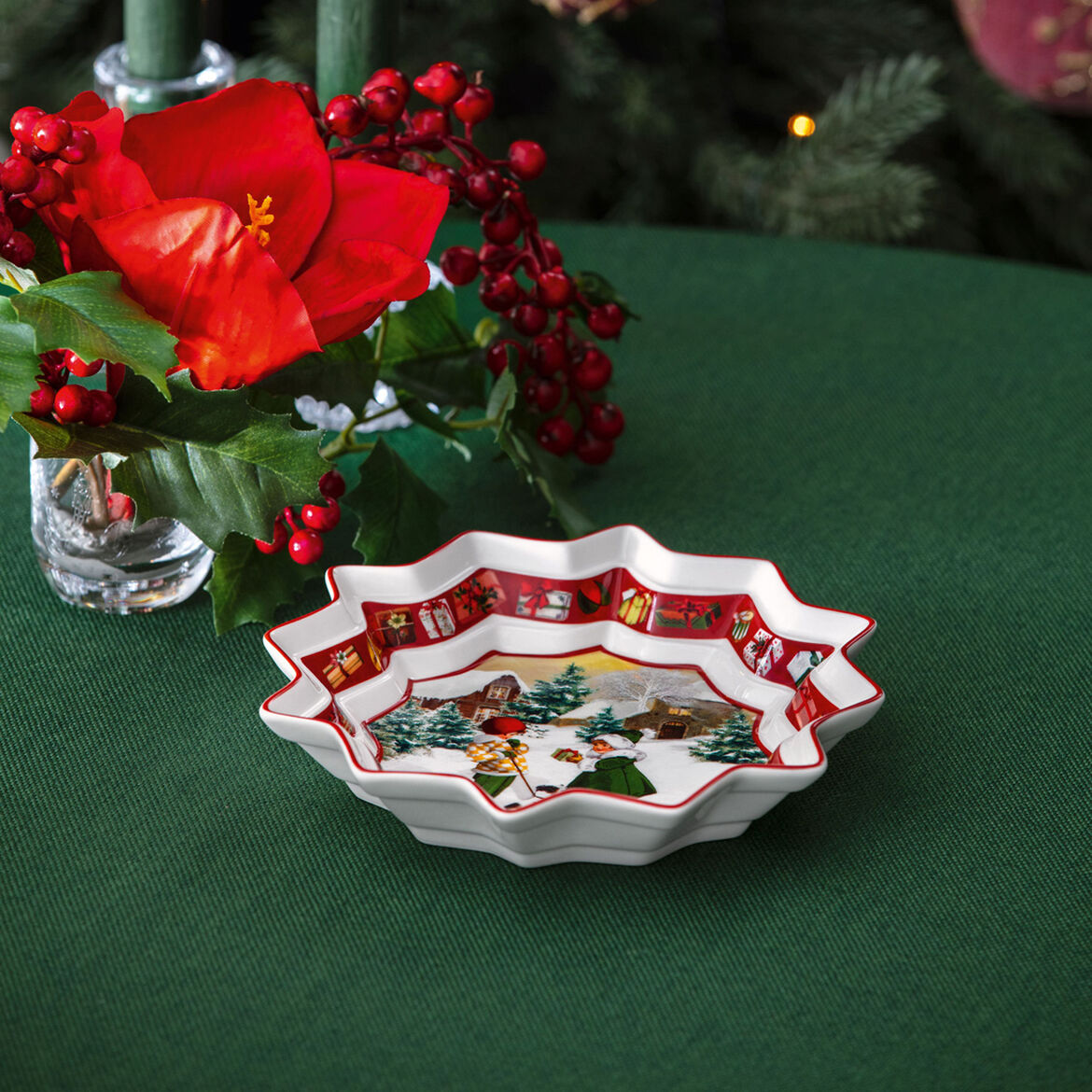 VILLEROY & BOCH Toy's Fantasy Ciotola Coppa Sorpresa 16,5cm Porcellana Tavola di Natale