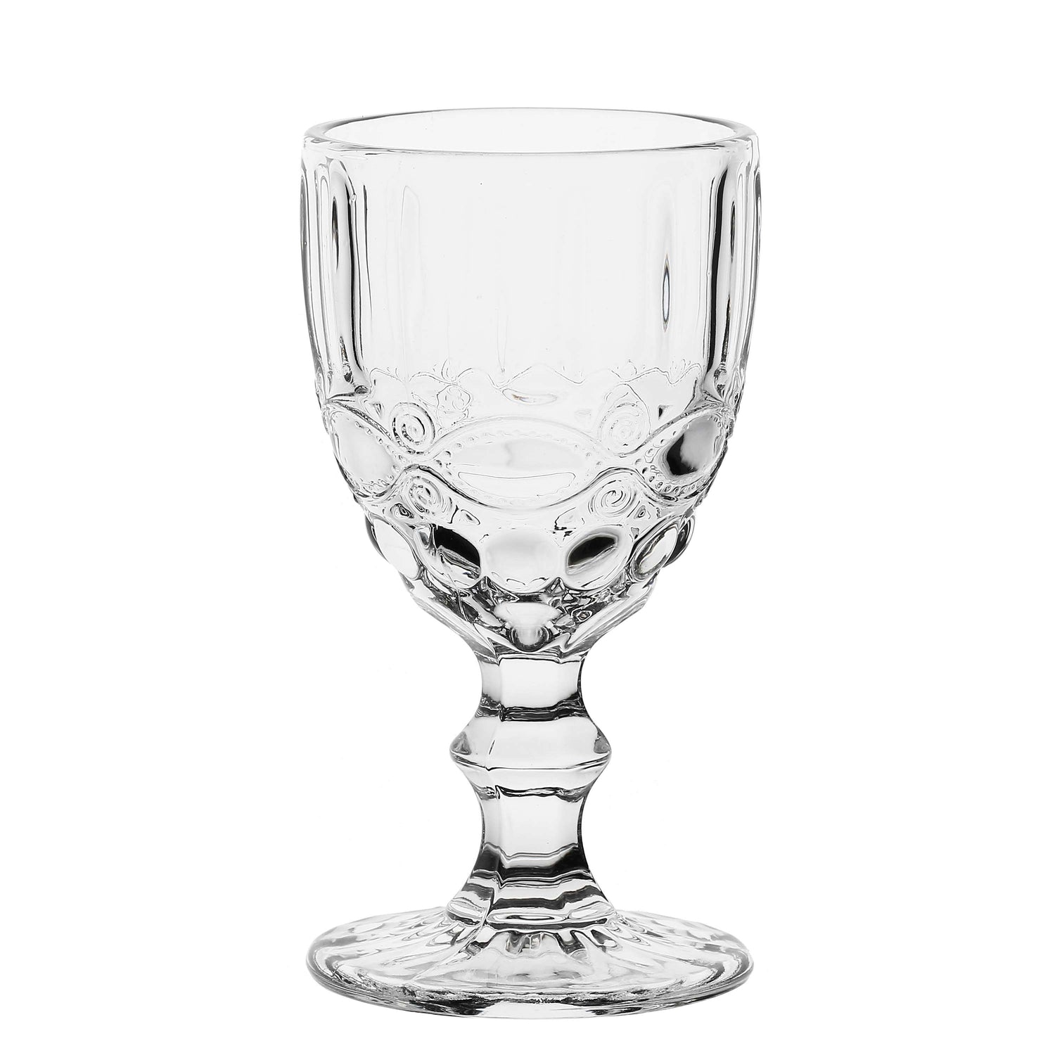 LA PORCELLANA BIANCA Barberino Set 6 Pezzi Calice Bicchiere 250ml Vetro