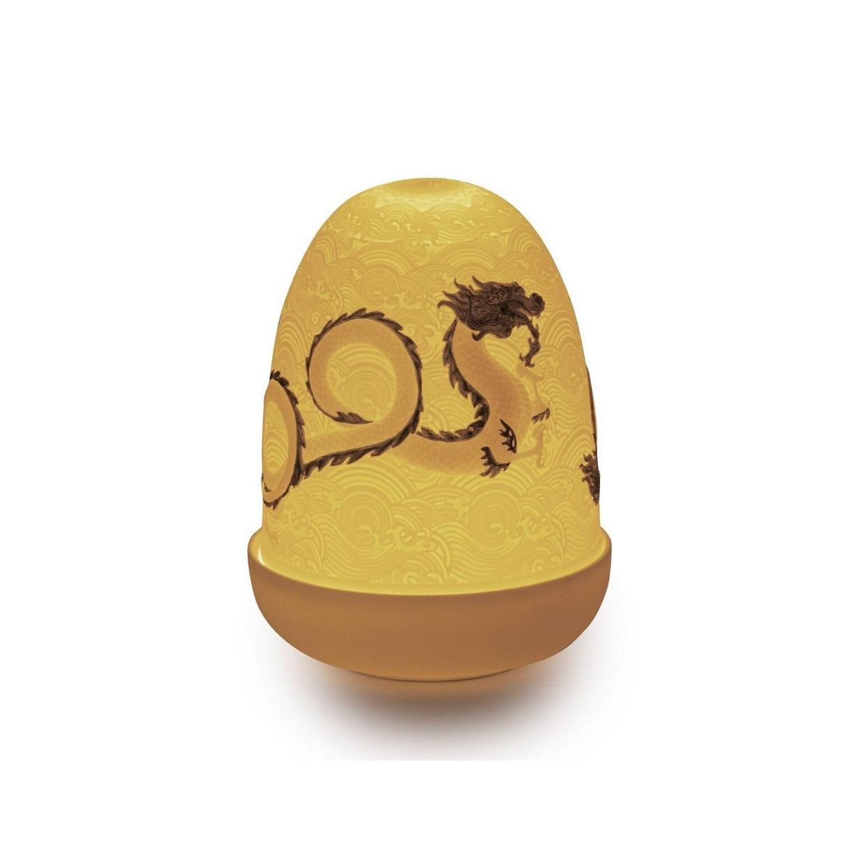 LLADRO' Lampada da Tavolo Dragons Dome 15x11cm Porcellana