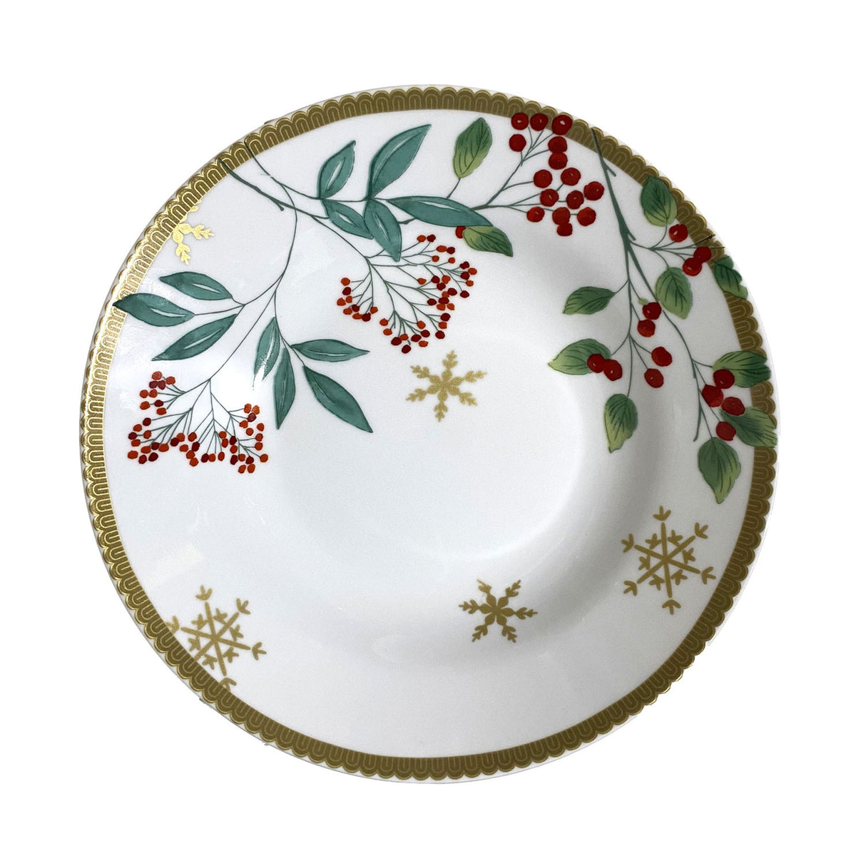 PALAIS ROYAL Servizio Tavola Piatti Natalizi Set 18 Pezzi Hyver Porcellana Tavola di Natale