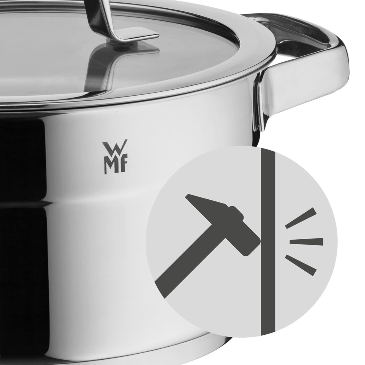 WMF Compact Cuisine Set di Pentole 5 Pezzi Acciaio Inox Induzione