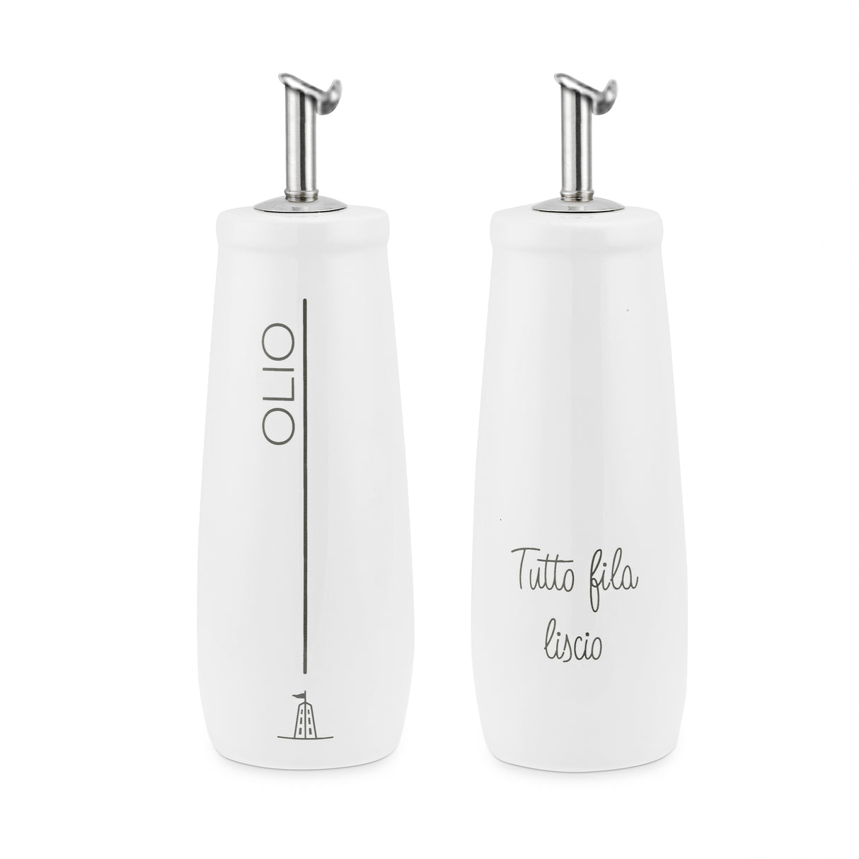 Oliera Gli Onesti La Porcellana Bianca in porcellana bianca 250 ml