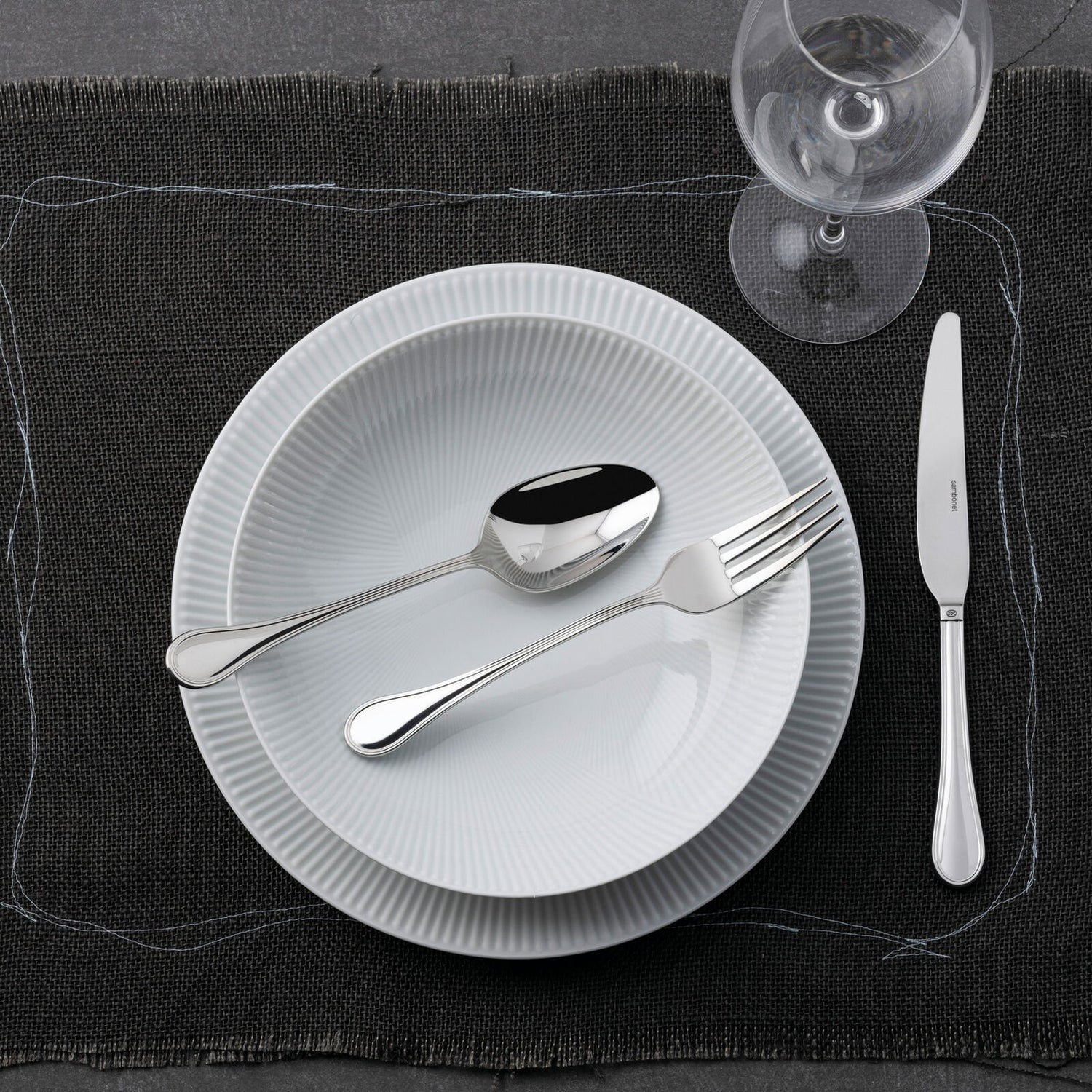 SAMBONET Royal Servizio Tavola Posate Set 36 Pezzi Acciaio Inox
