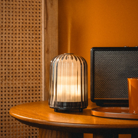 LAMPE BERGER Diffusore Elettrico Cannelo Noir con Ricarica da 475ml Vent d'Océan