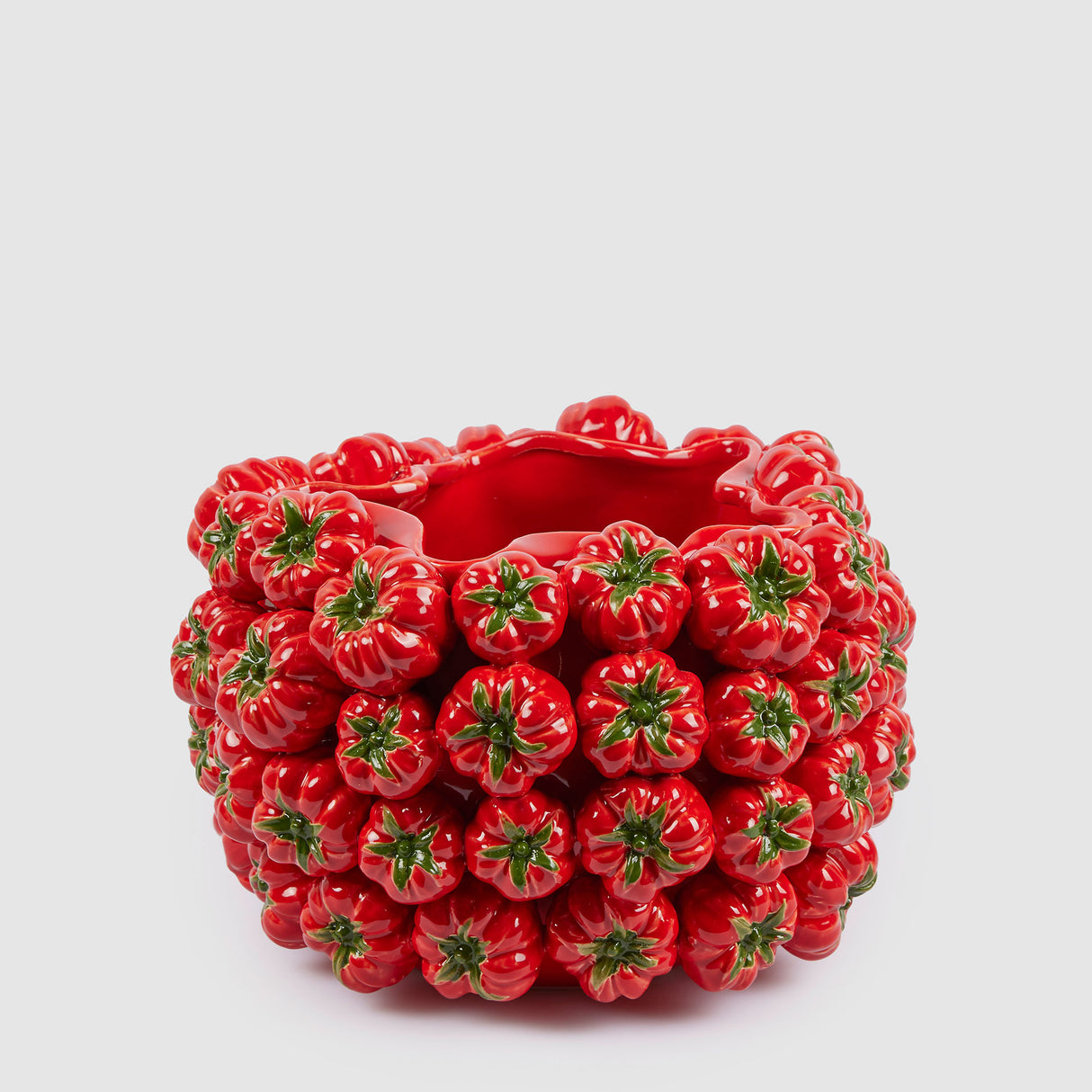 EDG Enzo De Gasperi Vaso Chakra Pomodoro 24,5x36,5cm Rosso