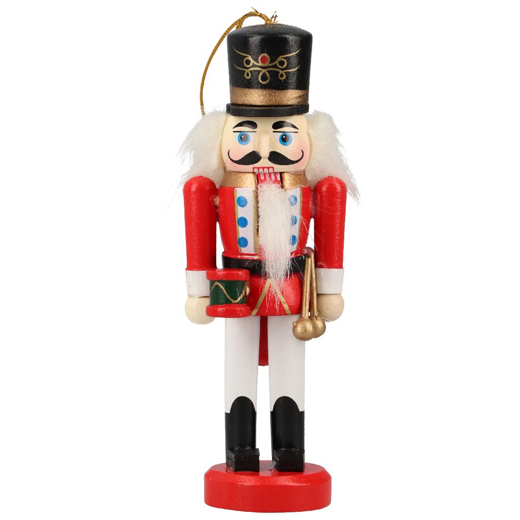 TIMSTOR Schiaccianoci Set 4 Pezzi Legno 13 cm Decorazione Natalizia Natale