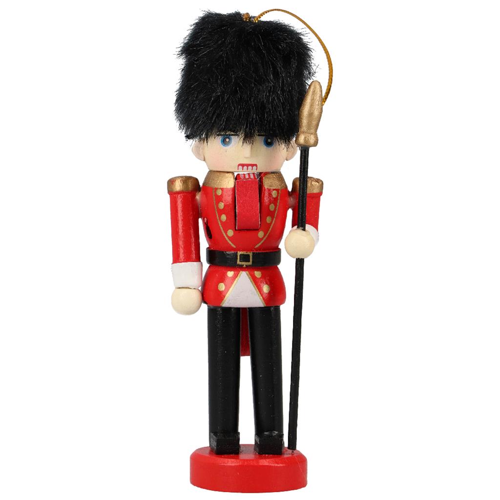 TIMSTOR Schiaccianoci Set 4 Pezzi Legno 13 cm Decorazione Natalizia Natale