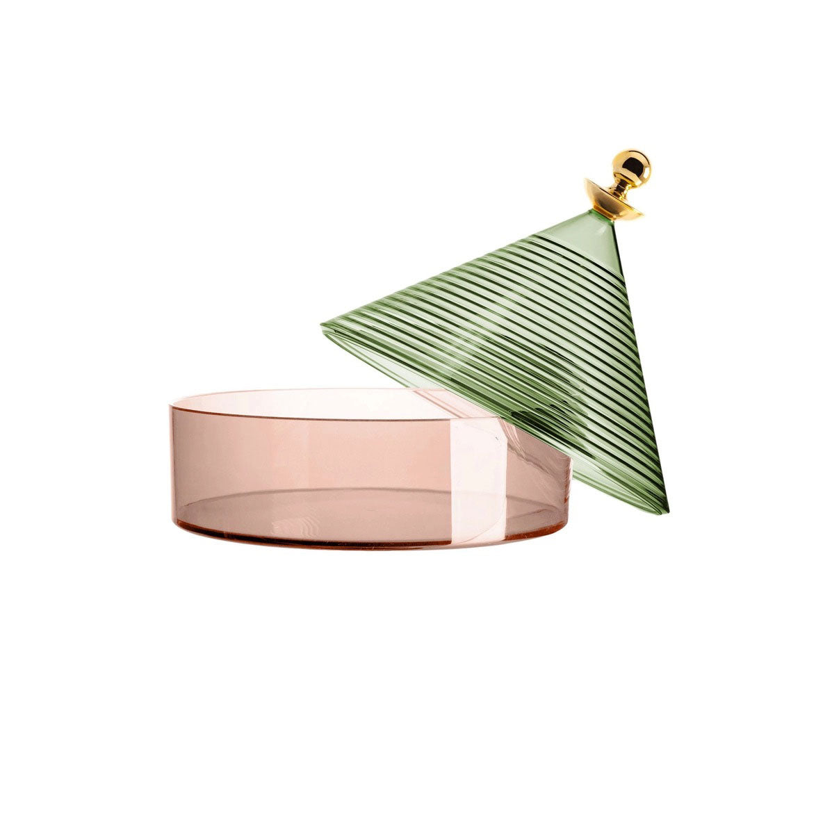 KARTELL Trullo Contenitore Scatola 25x27cm Verde Salvia Rosa
