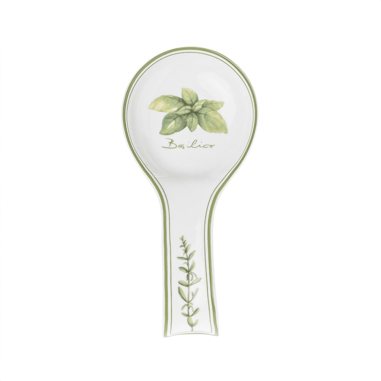 LA PORCELLANA BIANCA Coltivia Poggiamestolo 10x22cm Porcellana