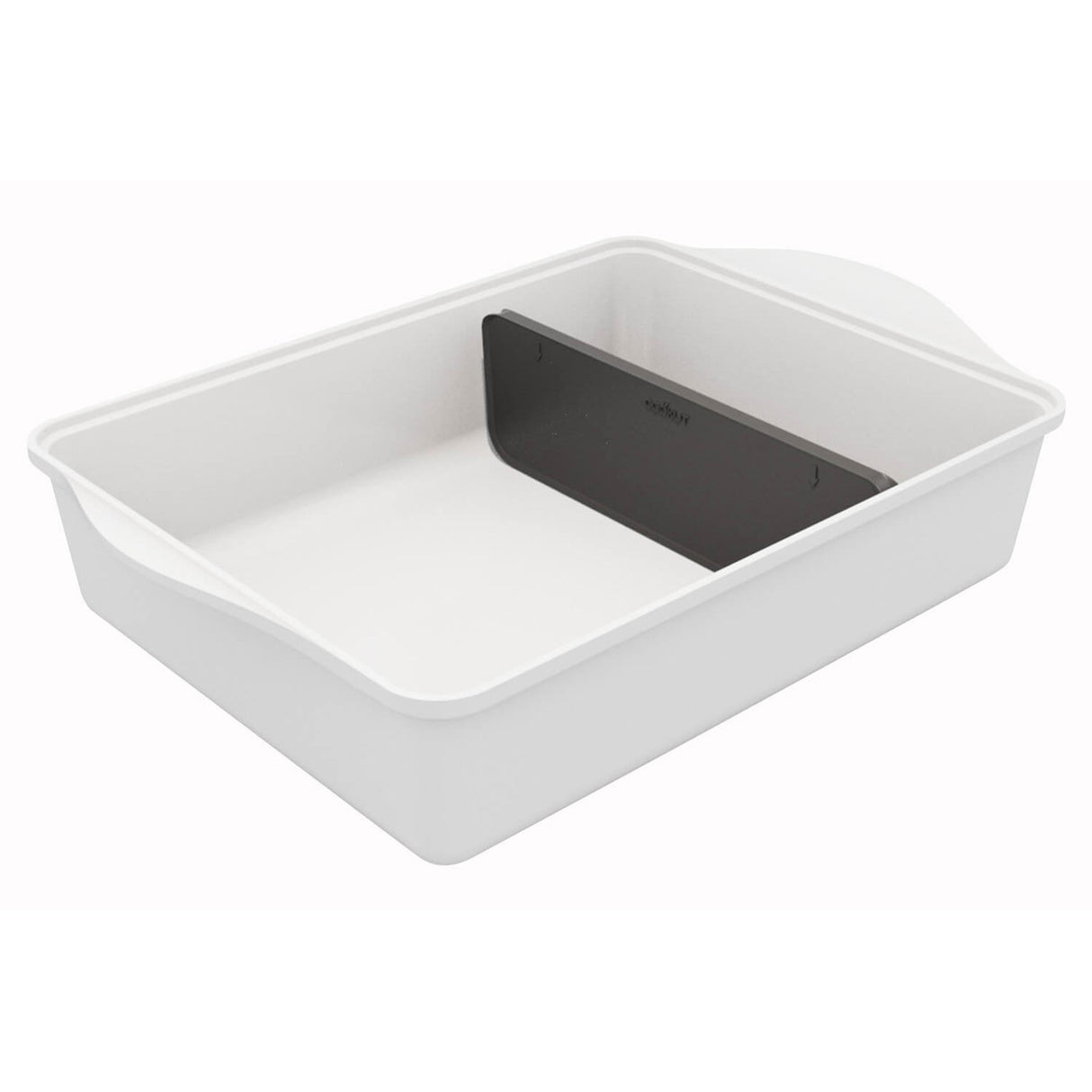 COOKUT L'Incredibile Piatto Pirofila Regolabile 40x30cm Bianco Polaire Metallo e Ceramica